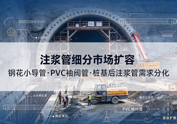 彝良注浆管细分市场扩容，隧道钢花小导管、PVC 袖阀管、桩基后注浆管需求分化